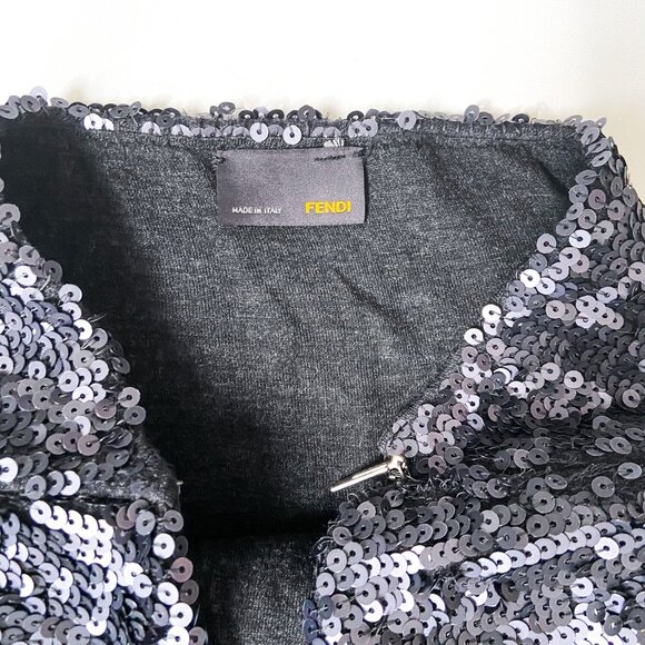 Vintage Fendi Sequin Tube Top - Picture 7 of 8